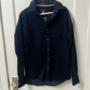 Diamond Supply Co. Blue Casual Button Down Shirt